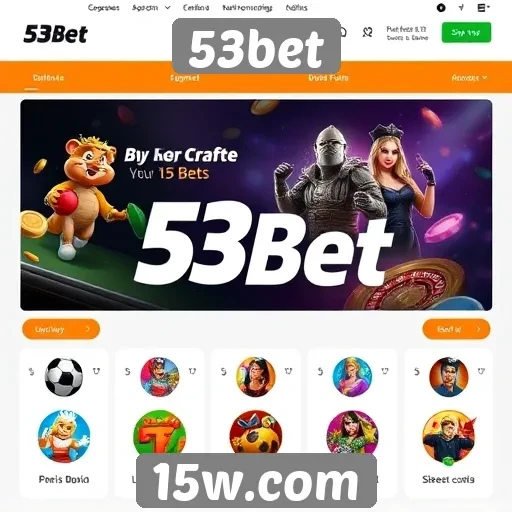 Visão geral do site de jogos 53bet